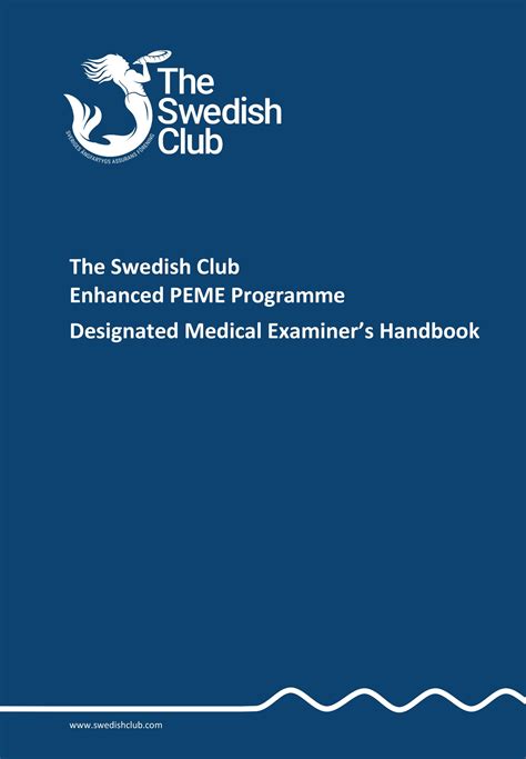 peme.inquiry@healthmetrics|The Swedish Club enhanced PEME programme Accredited clinics.
